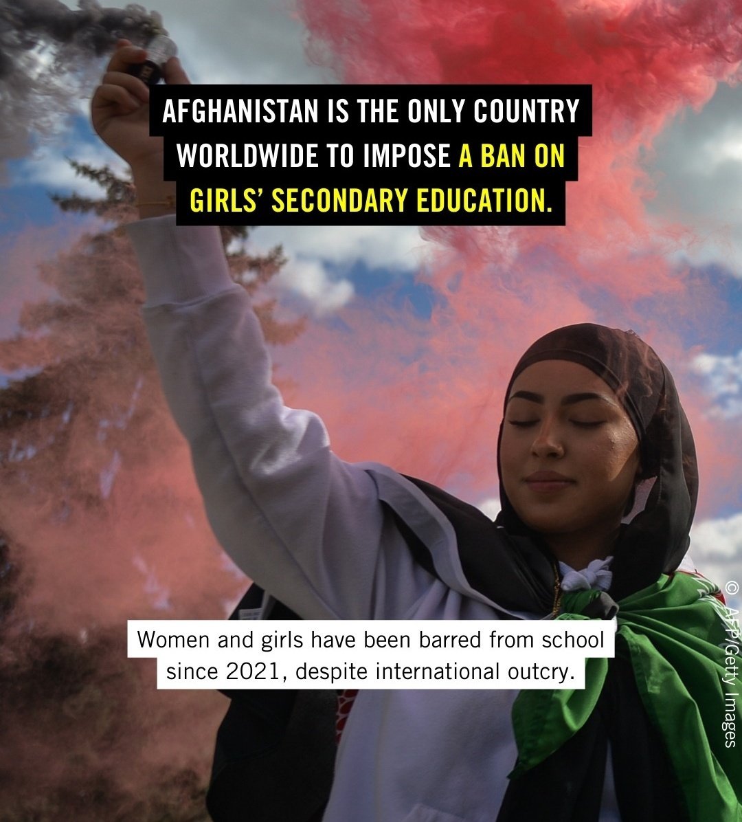 LTC_Leadchange's tweet photo. Following the Taliban takeover of Kabul women have been excluded from public participation and political decision-making at almost every level. 

We the LTC team, urge UN members to act towards ending impunity and ensuring justice for victims of #Taliban abuses. https://t.co/8cfr5jB9xR