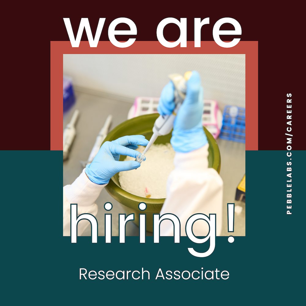 Join Pebble as a Research Associate and use your #microbiology, #molBio, #biochemistry, and #NGS skills to generate data that supports the development of new technologies that sustainably protect yields and quality in #food production.

pebblelabsinc.applytojob.com/apply/QNhPayXX… 

#Biotech #Hiring