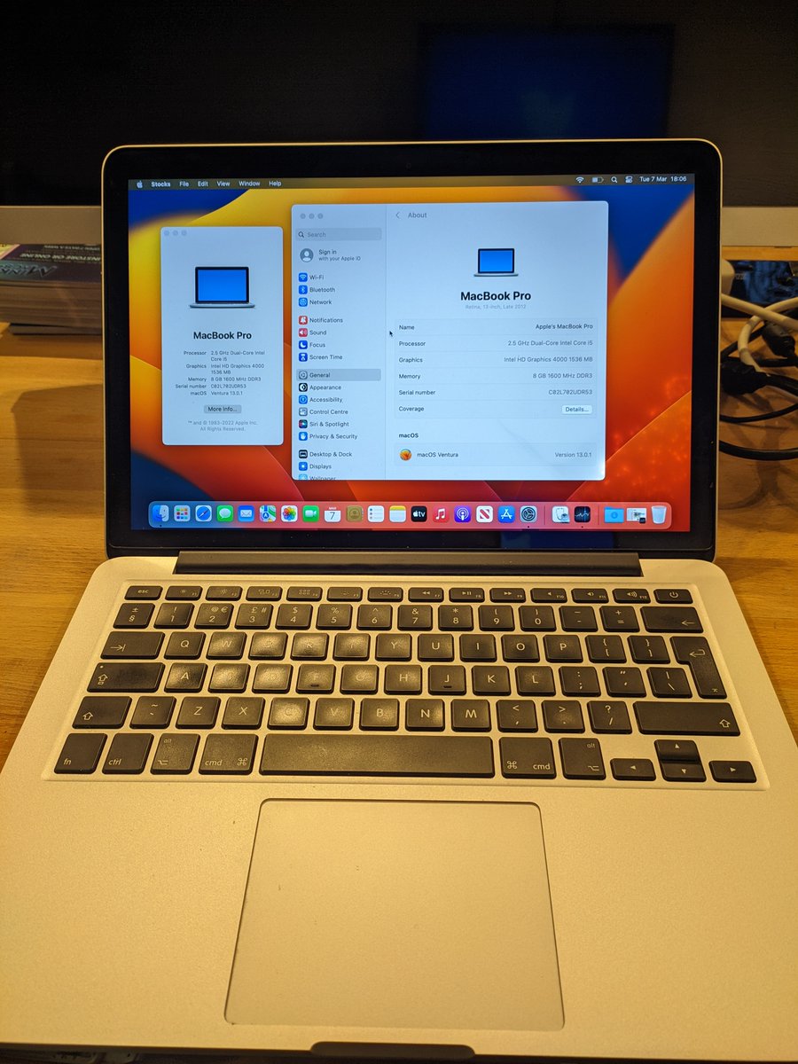 MinkosMacs's tweet image. macOS Ventura on a 10 year old Macbook!!!
#opencore