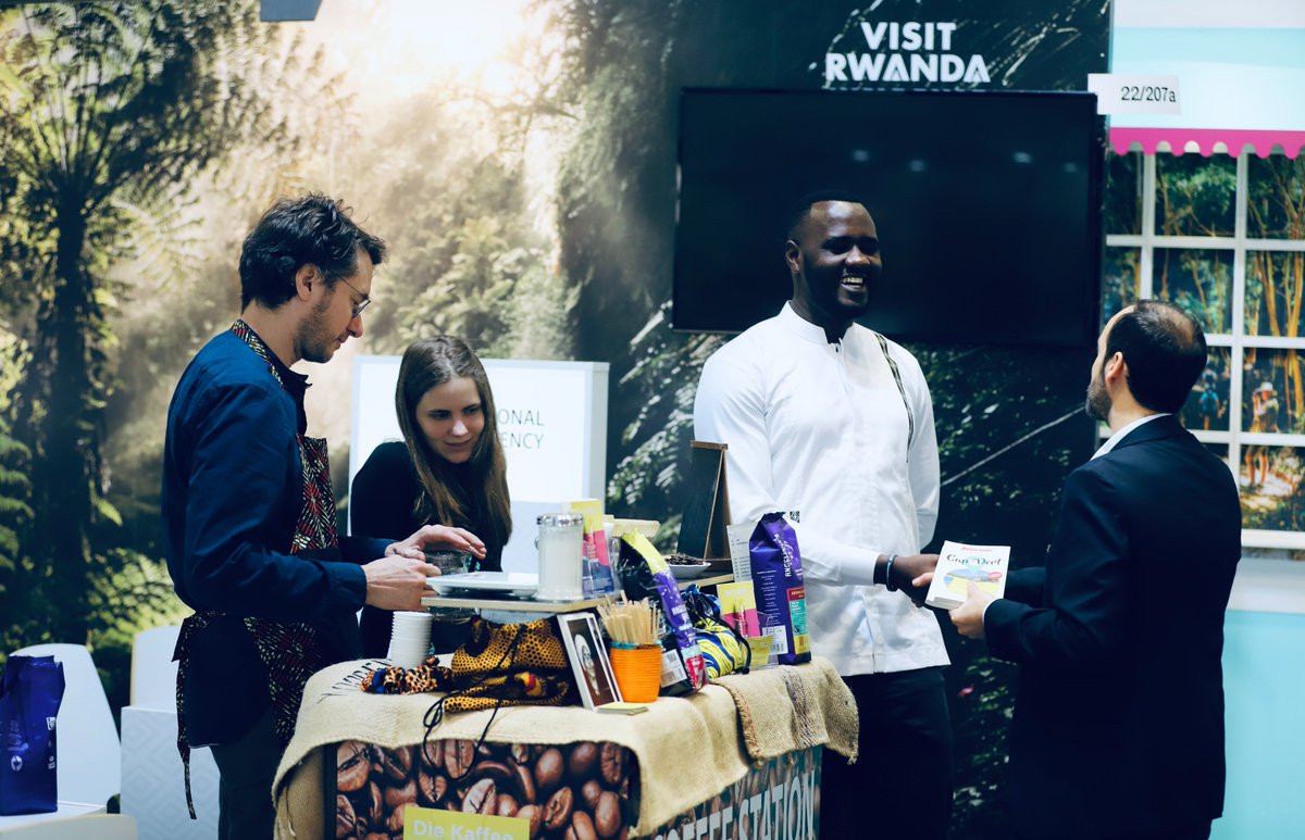 RDBrwanda's tweet photo. Find us at the @visitrwanda_now stand in the @ITB_Berlin travel trade show this week, from 7-9 March as we showcase Rwanda's unique and diverse tourism offerings.

Rwanda is represented by members of the @TourismChamber and @FlyRwandAir.

#ITBBerlin | #VisitRwanda🇷🇼 https://t.co/huwqzwB4Bs