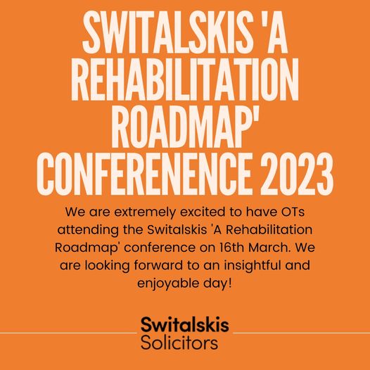 _rehabilitate's tweet photo. Switalskis A Rehabilitation Roadmap Conference 16th March 📣
#independentpractice #occupationaltherapists #professionaldevelopment #team #clientledtherapy #attendance #conference #proffessionaldevelopment #support #rehabilitation #insightful https://t.co/ZkCmOXVndu