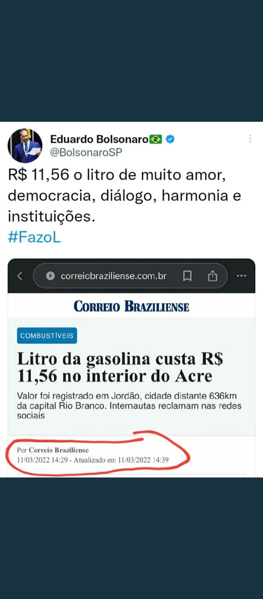 O cara a um ano atrás já fazendo propaganda pra esquerda!
Fizemos o L Sim bananinha 🤣🤣🤣