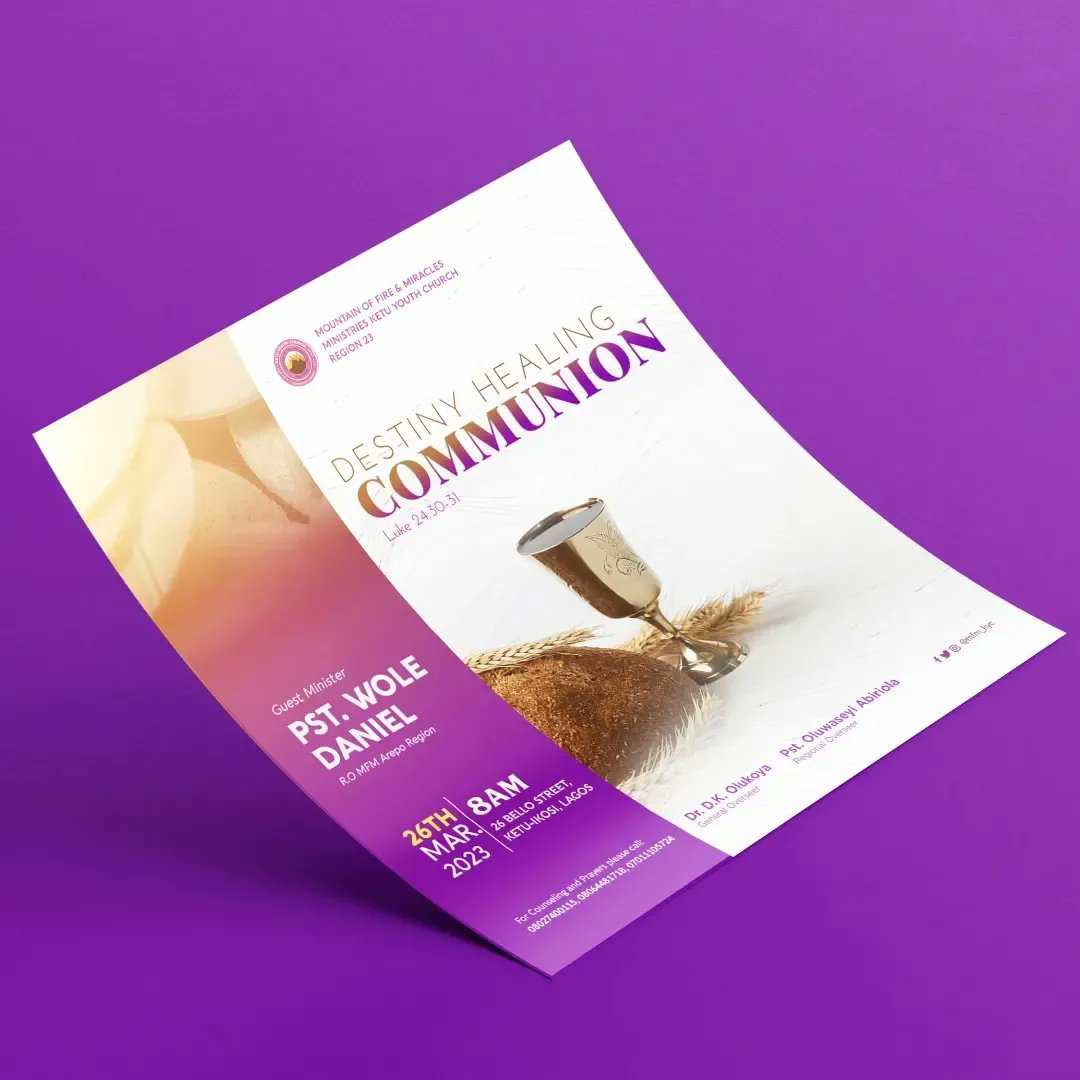 mfm_kyc's tweet photo. Date: Sun. 26th March, 2023
Time: 8am prompt
Venue: 26, Bello Street, Ketu-Ikosi, Lagos.

We are looking forward to seeing you, don't miss it!!! https://t.co/aG10pFhLag