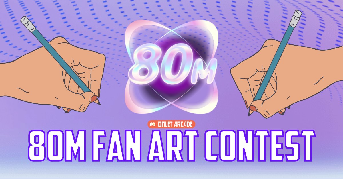 We’ve been loving the art submissions in past competitions and we aren’t about to stop now! Join the 80 MILLION hype with the latest fan art contest with exclusive rewards up for grabs!
 #OmletArcade
🔻🔻🔻
mlt.gg/twitter