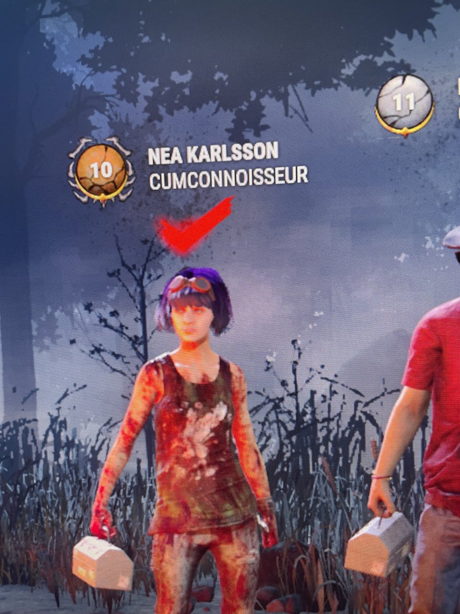 simply_cheeto's tweet photo. From a little bit ago. Great name, Nea. #dbd #DeadbyDaylight #dbdusernames https://t.co/xdoVwGgF7t