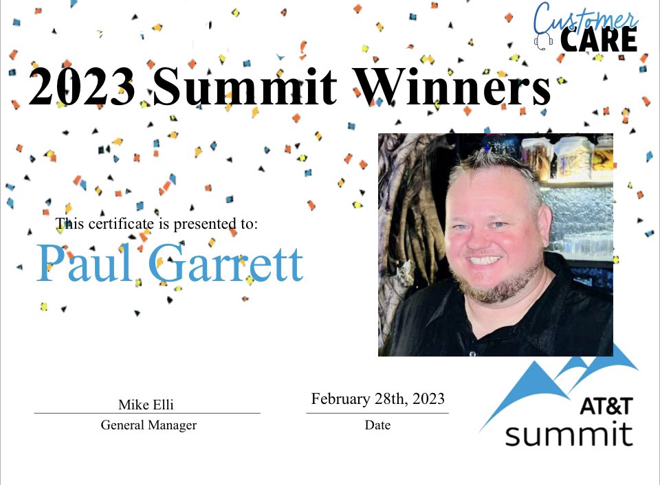 I can’t think of a better way to kick off #EmployeeAppreciationWeek! Congrats to my AVM’s Paul Garrett and Jeffrey Horvath! #Summit #GarciaBeProud #Vendor @GarciaBeProud