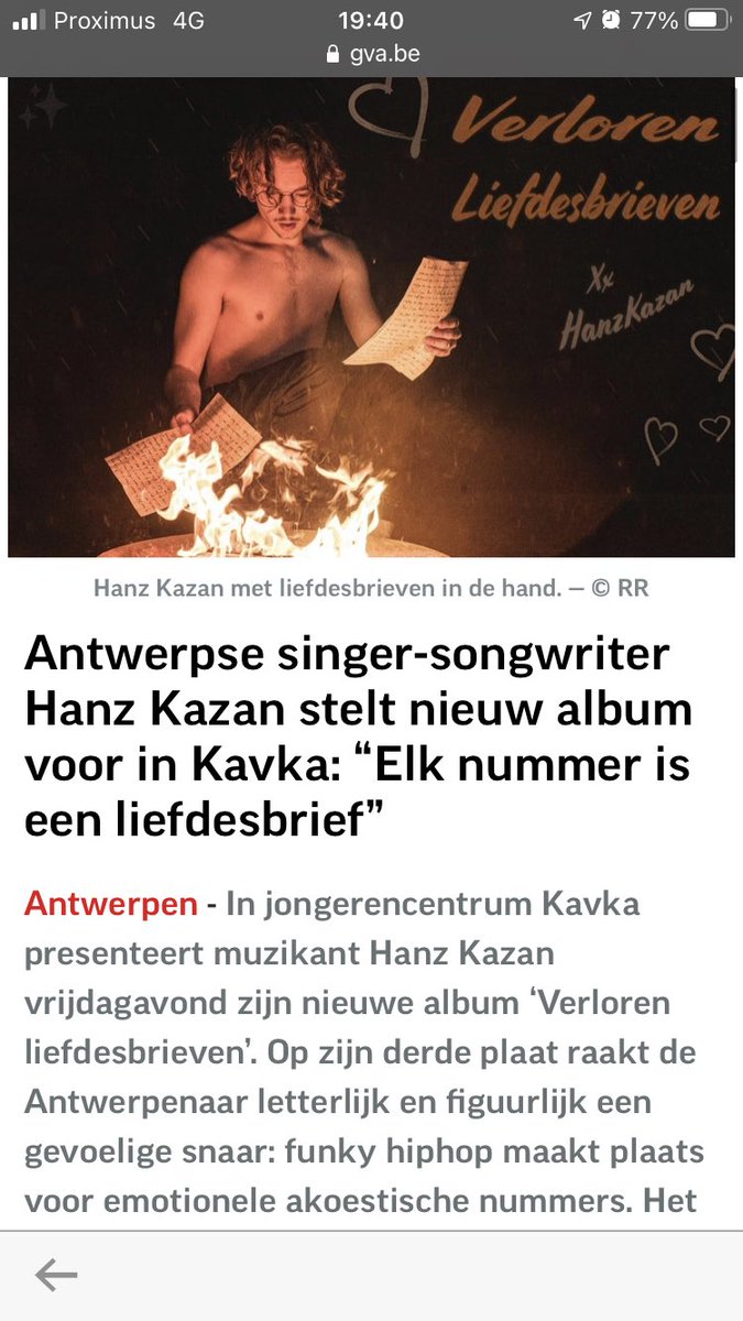MAMA, IK STA IN DE KRANT 🤧
