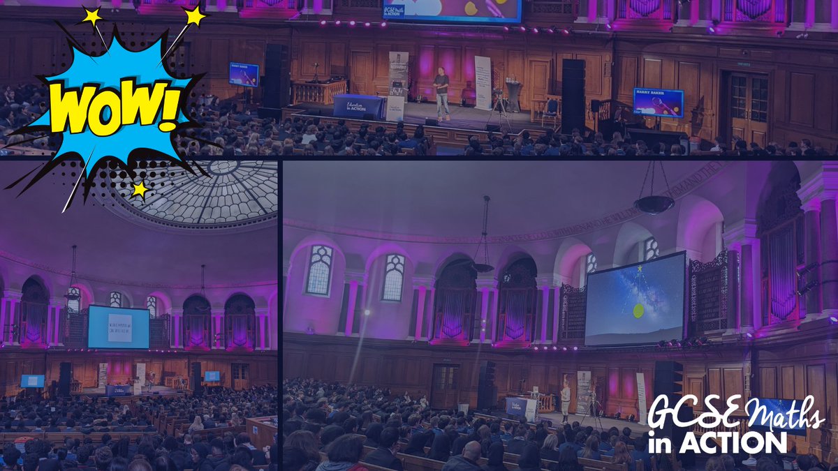 edu_in_action's tweet photo. Well, wasn't that a fabulous day of GCSE Maths?! Huge thank you to our wonderful speakers @alisonkiddle @nicole_cozens @mscroggs @sophiemacmaths @harrybakerpoet and we hope all those who attended had a brilliant day of maths #gcsemathsinaction https://t.co/RQ7r61gGO3