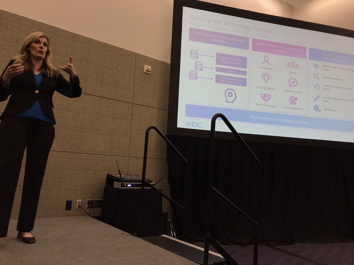 fmisbell's tweet photo. The #MarTech platform - #adaptive #enablement is a #gamechanger a promise of reaching the right audience and increased productivity and ultimately higher #ROI
@IDC #CMOadvisory #IDCdirections https://t.co/9ss9l4AoHr