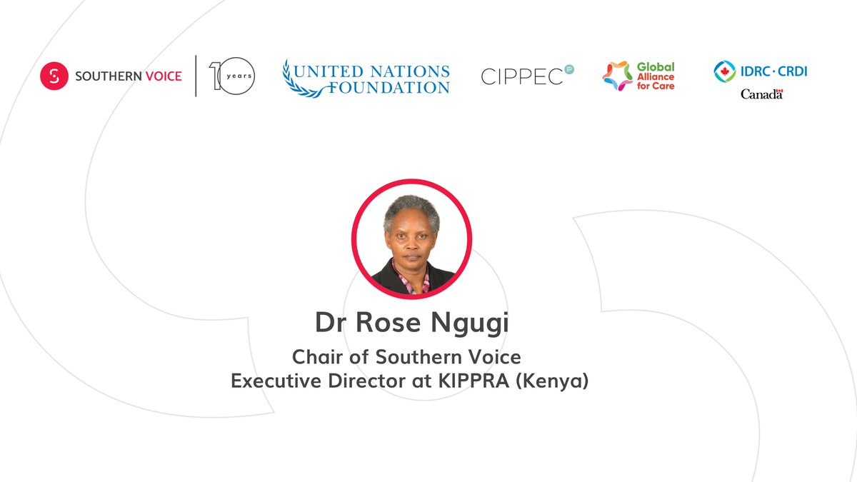 SVoice2030's tweet photo. Dr. Rose Ngugi (Chair of @SVoice2030 & ED of @KIPPRAKENYA) gives opening remarks sharing on 10 years of Southern Voice and highlighting the importance of the #BasicCareBasket. https://t.co/Ffqpqny2xC