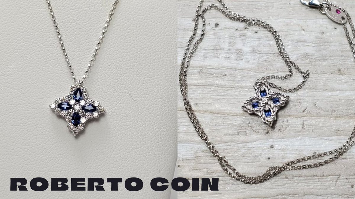 ONLY $1,900 - retails $2950❣️
ROBERTO COIN
Princess Flower Sapphire Diamond 18k Gold Necklace
cashfordiamonds.com/products/2950-…
#rickkleinvehndiamondbrokers #sapphire #diamond #diamonds #18k #gold #necklaces #jewelry #robertocoin #luxury #forher #jewelryforsale #greatfinds #princessflower