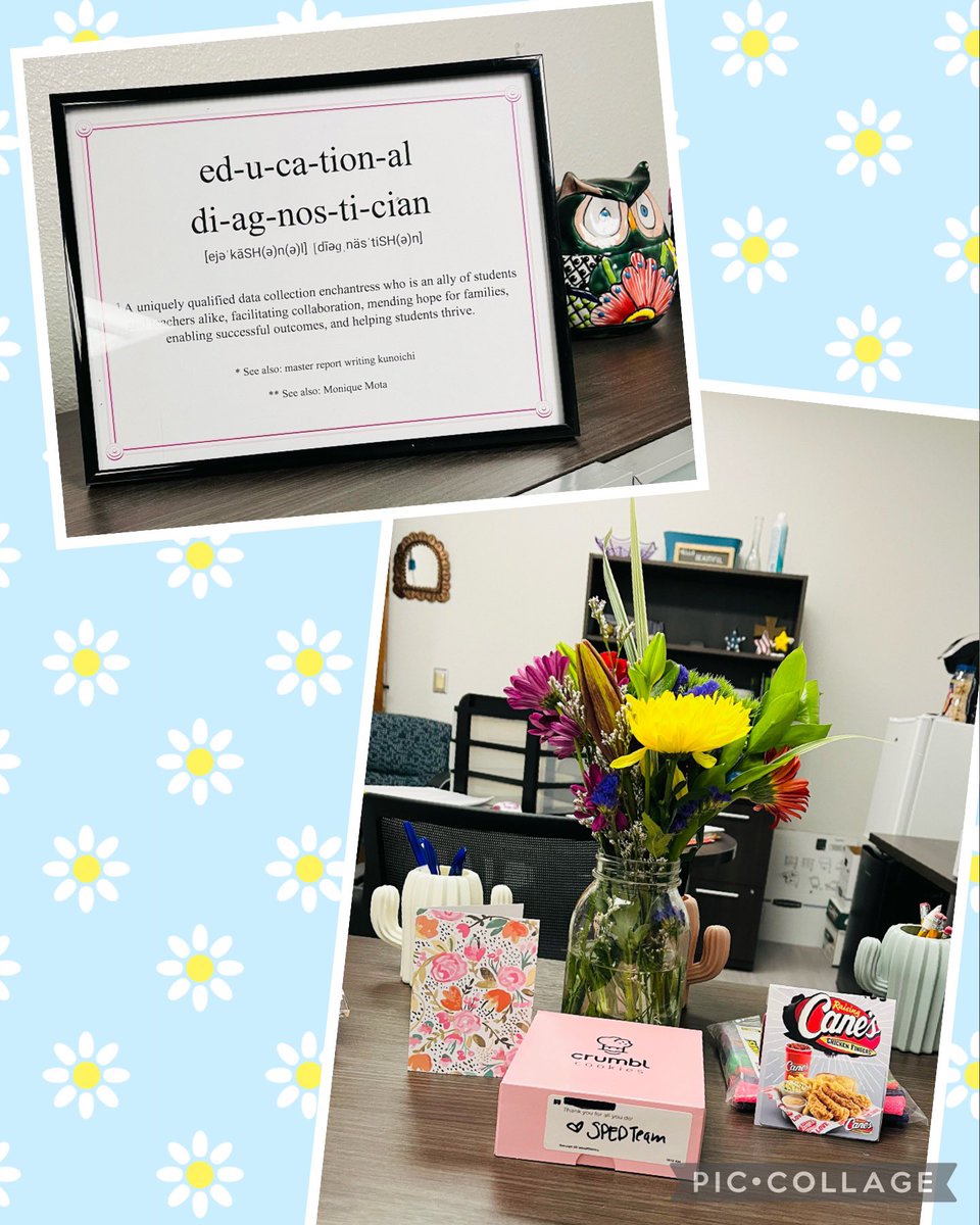 I would like to thank my amazing team for my gifts during Diagnostician Week. I am truly blessed to work with such amazing people!!!🙏🏼💜@vespinoza_CTES @SRobinson_CTES @GElias_CTES @DBojorquez_CTES @LizRamos_CTES @C_Castillo_CTE @RosieBeard_CTES @MHernando_CTES @NGuereque_CTES