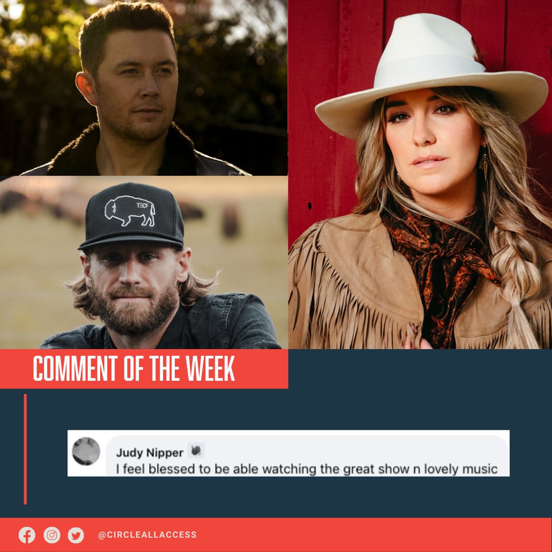 CircleAllAccess's tweet image. We love spending our Saturday nights with y'all during #OpryLive🤗 #CommentOfTheWeek