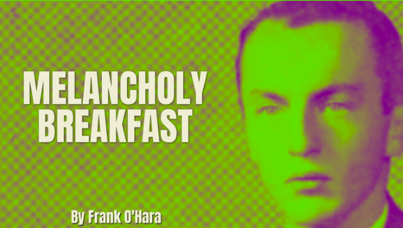 "Melancholy breakfast
  blue overhead blue underneath"
#ohara #frankohara #poetryreading #poetrylovers #poetrytwitter #poetrycommunity #poetry 

youtu.be/UQLW6ipXsjQ