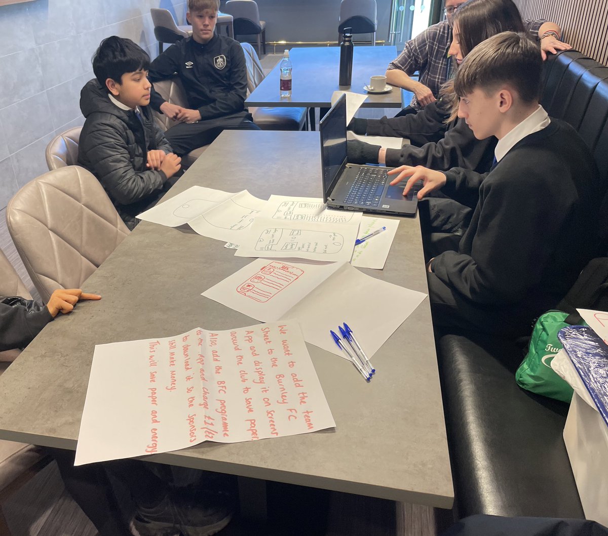 A tour of the stadium went down well before presenting to the judges at BFC. Our students delivered with confidence and clarity. A great day was had by all! 💙 #inspiring #personaldevelopment @Head_CCA <a href="/DeputyHead_CCA/">Chris Whittaker</a> <a href="/AHT_CCA/">Dillon</a> @SEND_Lead_CCA