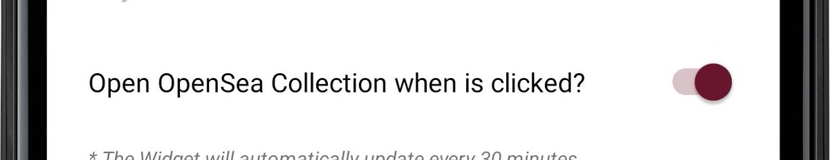 UC_Block's tweet image. New Version 1.2.1 🥳😍

- Now you can quickly access the @opensea NFT Collection by simply clicking on the Widget!

Update your App and enjoy the best Free NFT Collections Prices Monitor for Android:
play.google.com/store/apps/det…

#Web3 #NFT #FloorPrice #BoredApe #CryptoPunks #Ethereum