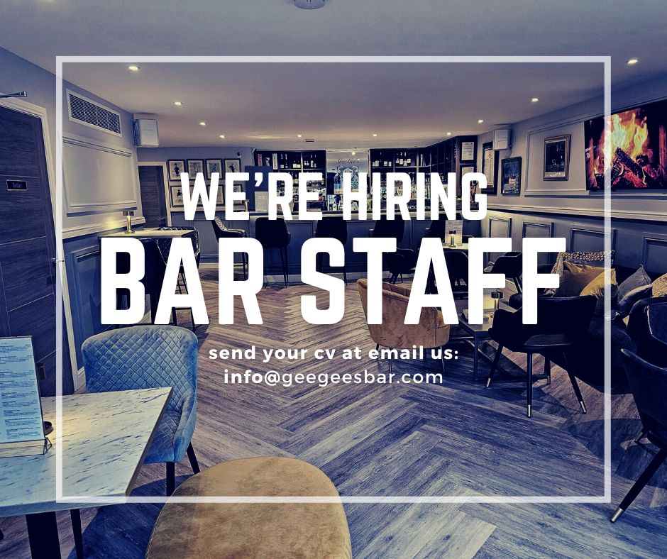 Gee Gee’s Wine Bar (@geegeeswinebar) on Twitter photo 🍷🍾We're hiring passionate and experienced staff to join our team at the wine bar. If you love wine and enjoy creating memorable experiences for guests, send us your CV today! #WineJobs #Hiring #WineBar #Hospitality 🍇🍷🍾
info@geegeesbar.com 🍷🍾We're hiring passionate and experienced staff to join our team at the wine bar. If you love wine and enjoy creating memorable experiences for guests, send us your CV today! #WineJobs #Hiring #WineBar #Hospitality 🍇🍷🍾
info@geegeesbar.com