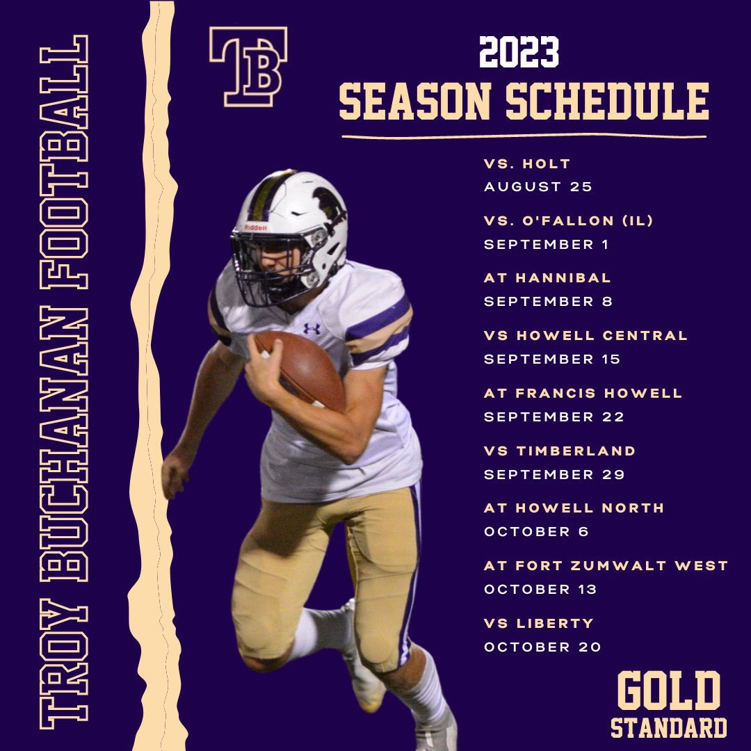 Troy Buchanan Football (TBHS_Football) / Twitter