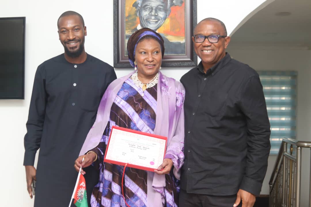 PeterObi's tweet photo. A very hearty congratulations to Senator-elect Mrs @ireti_kingibe; the second elected female senator for the Federal Capital Territory (FCT), Abuja. Her election is in keeping with our commitment to women and youth. https://t.co/aV55SJQQWZ