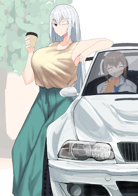 #絵柄が好みって人にフォローされたい
うちの子と時々車描いてる🚘 