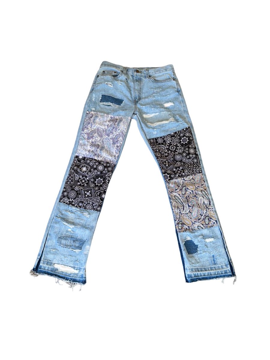 alexandervonnn's tweet image. #patchworkjeans