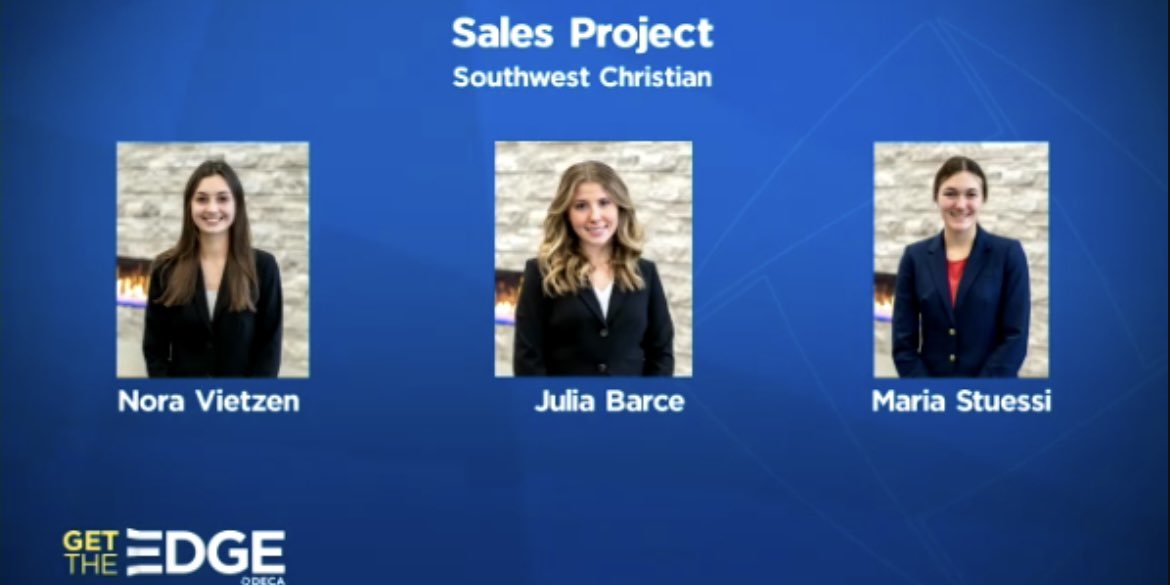 SWCHSdeca's tweet image. Congrats to our Sales Project team for finishing in the top 8 in the state! An incredible run for Nora, Julia, &amp;amp; Maria!!