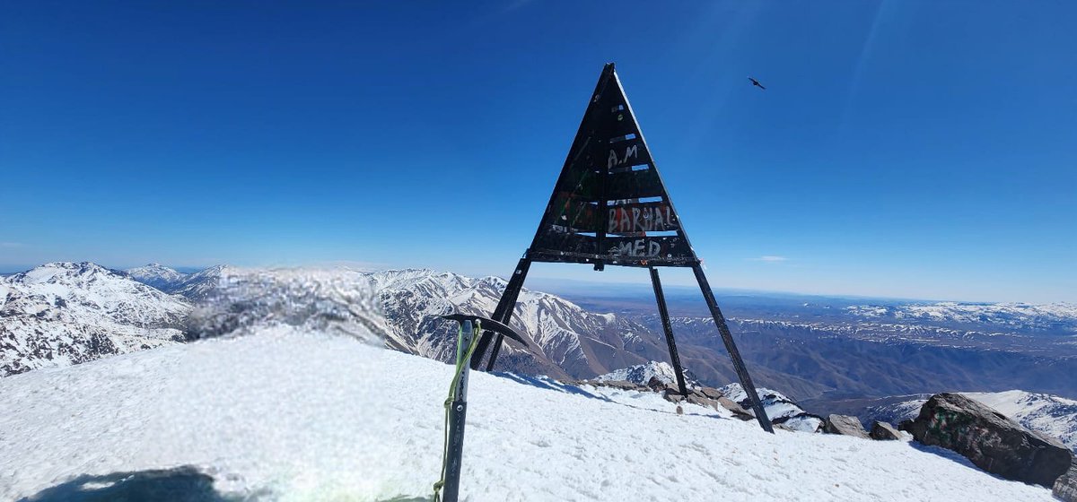 Mt Toubkal !! Certainly different from the Himalayas,  but what an  amazing experience!!