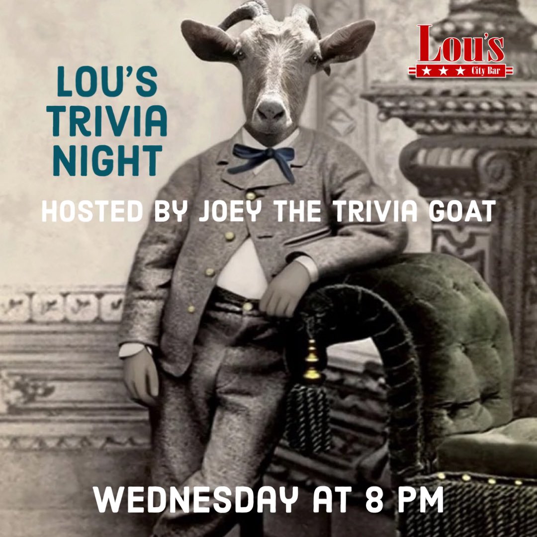 LousCityBar's tweet photo. Join us tomorrow night for wonderful trivia, prizes, and time with friends! πΊ π βοΈ #trivia #triviaindc #columbiaheights #thingstodoindc https://t.co/uyT7NM04Su