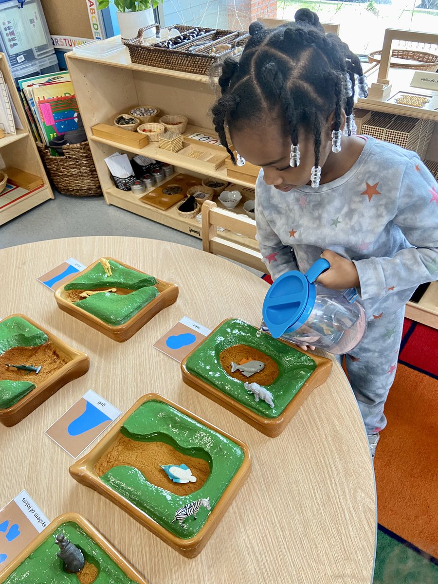 Exploring land &amp; water forms ⛰️🌊❤️