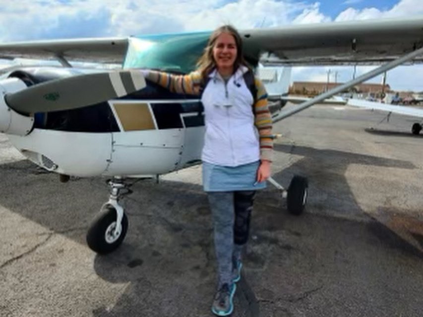 I did it!! First solo is in the books, knee brace and all. And it’s #womeninaviationweek! What an amazing feeling 🤩