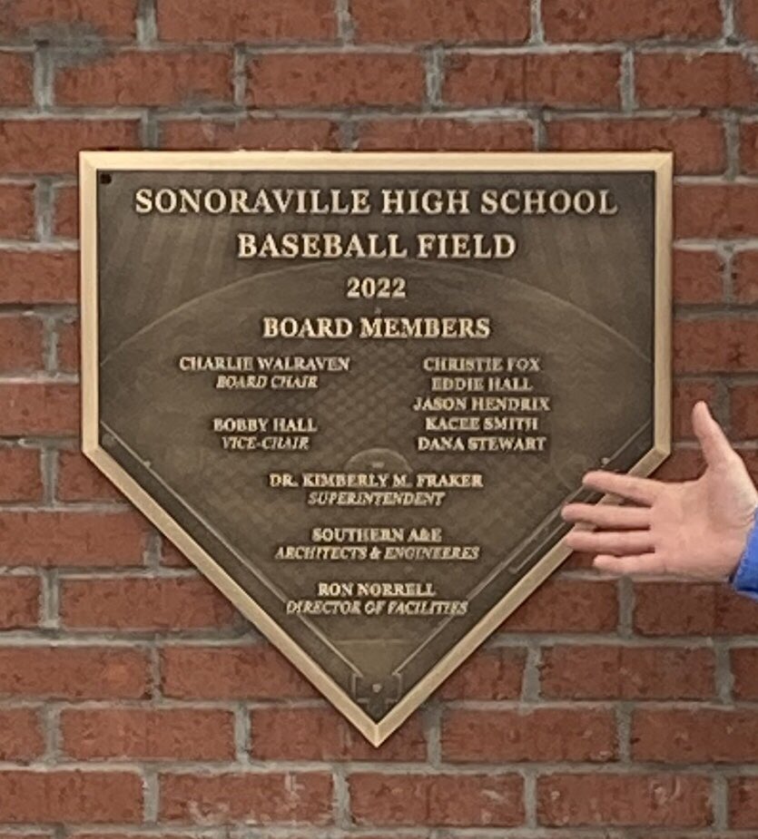FrakerKimberly's tweet photo. There’s no place like Home! Dedicated the new SHS baseball field @GordonCoSchools with official ribbon cutting. Beautiful night. BIG win! Go Phoenix! #OneBIGFamily #GETGCS https://t.co/mBzXcP2tWy
