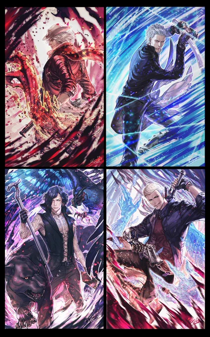#デビルメイクライ #DMC #DevilMayCry 4周年! 