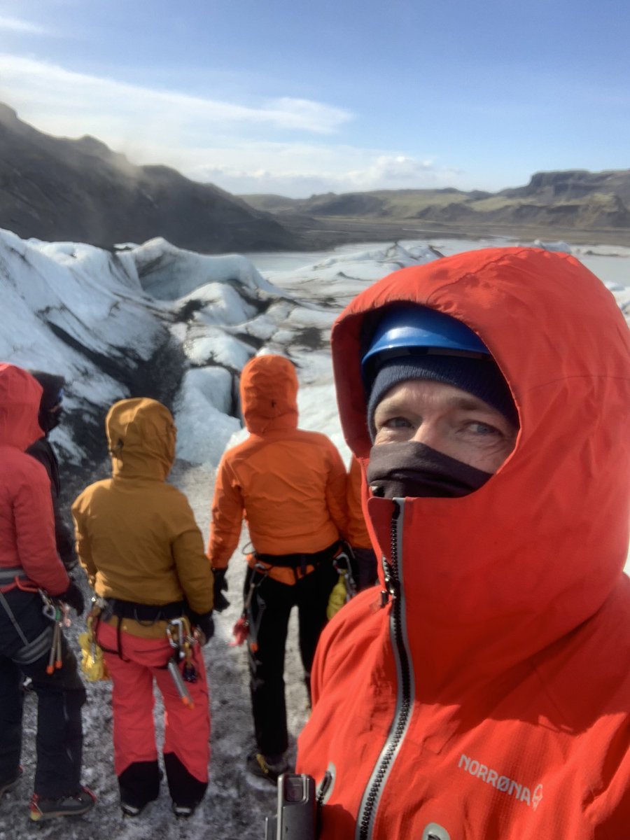 Safety first! Back in windy Iceland to practice glacier rescue techniques before the field season on the Greenland Ice Sheet begins