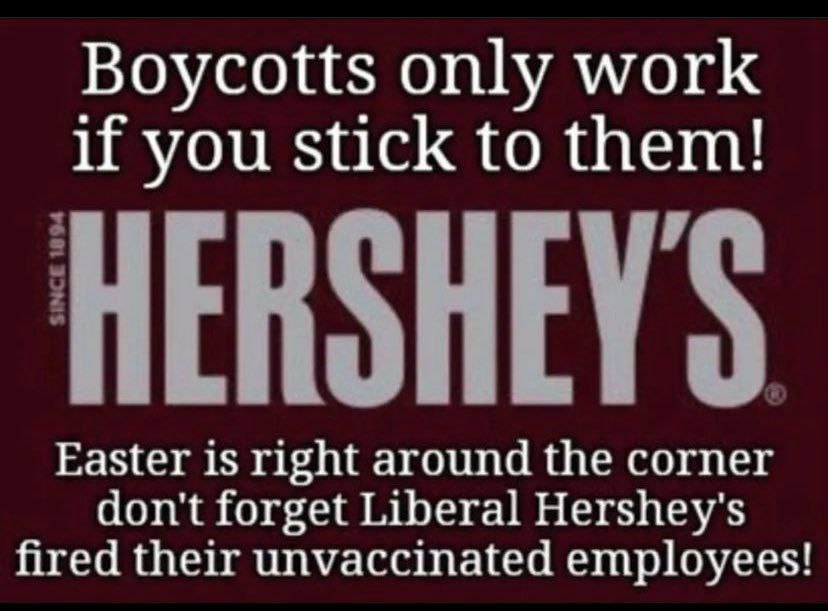 Boycott Hershey's
#BoycottHersheys