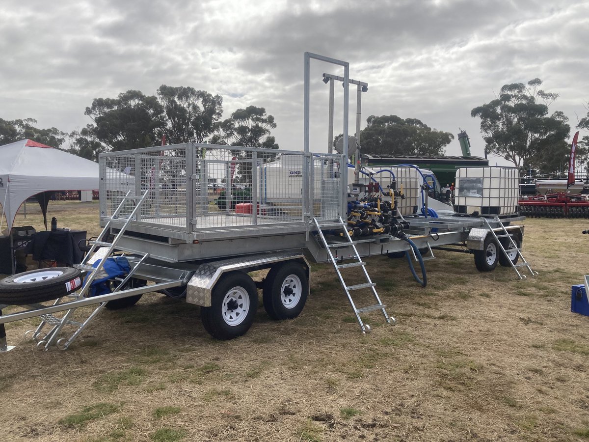 SprayerMate is at the Wimmera field days Horsham Victoria with a new SprayerMate trailer on display