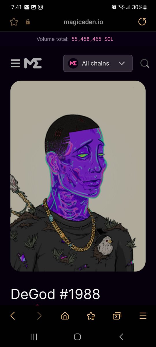 Nebula Ordinals are lighting up the $BTC blockchain? You better grab one quick!

This Pixelized Nebula Ordinal version of Degod #1988 turned out awesome <a href="/DeNebulord/">Banshee</a> 

Who owns the Nebula <a href="/DeGodsNFT/">DeGods</a> match... cause I might need to buy it.