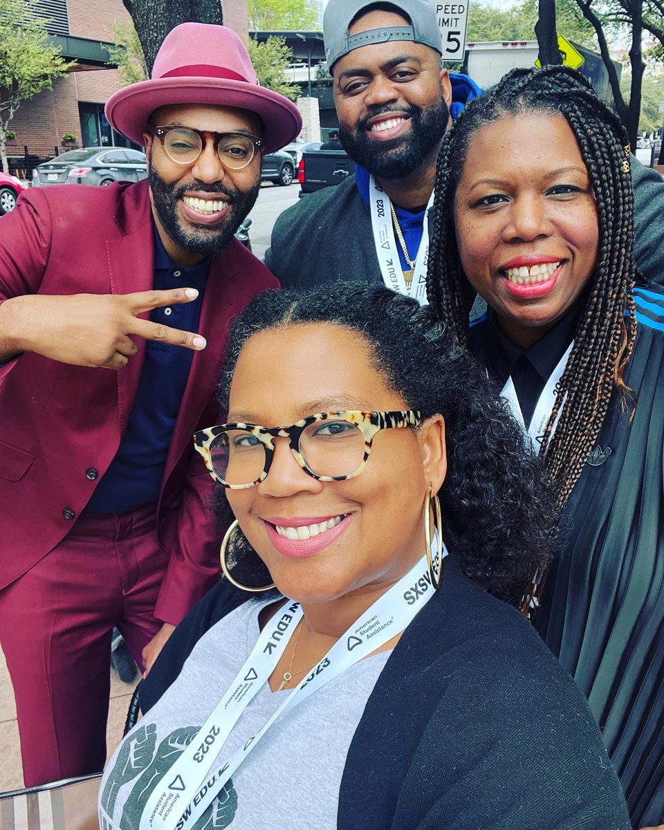 We Do it For the Culture™ (@sel4theculture) on Twitter photo When squads sync up at <a href="/sxswedu/">SXSW EDU</a> much LOVE to my <a href="/hiphoped/">rachel wilson</a> and <a href="/theofficialosg/">The Off School Grounds Coalition Inc.</a> families!
Connect. Build & Transform
Make sure you grab copies of the squad’s books! <a href="/chrisemdin/">Christopher Emdin</a> <a href="/angeljonesphd/">Angel Jones, PhD</a> <a href="/principalrahh/">The Revolutionary Principal</a>
<a href="/theofficialOSG/">The Off School Grounds Coalition Inc.</a> Sakina Pitts When squads sync up at <a href="/sxswedu/">SXSW EDU</a> much LOVE to my <a href="/hiphoped/">rachel wilson</a> and <a href="/theofficialosg/">The Off School Grounds Coalition Inc.</a> families!
Connect. Build & Transform
Make sure you grab copies of the squad’s books! <a href="/chrisemdin/">Christopher Emdin</a> <a href="/angeljonesphd/">Angel Jones, PhD</a> <a href="/principalrahh/">The Revolutionary Principal</a>
<a href="/theofficialOSG/">The Off School Grounds Coalition Inc.</a> Sakina Pitts