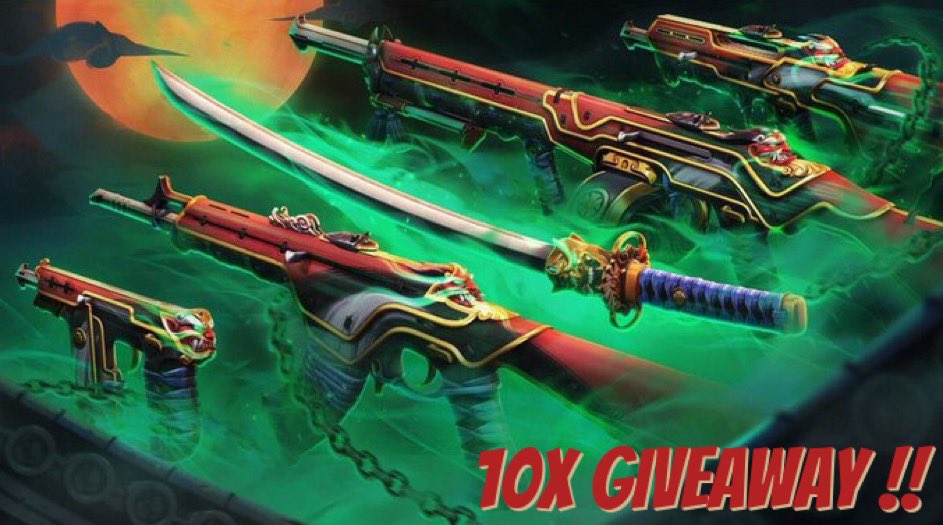 Realityfg1's tweet image. VALORANT ONI 2.0 BUNDLE GIVEAWAY 10x 🔥

TO ENTER :

✅FOLLOW @Awwhydra 
✅LIKE &amp;amp; RETWEET ❤🔁
✅TAG 2 FRIENDS 🙎‍♂️🙎‍♀️

⏳ENDS ON 03/08 ( IN 3 DAYS ) 

❗ THE GIVEAWAY WILL BE ANNOUNCED ON