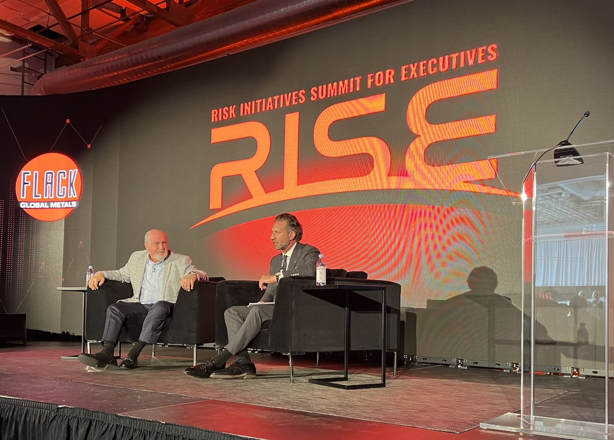 Keynote speaker at the <a href="/FlackGlblMetals/">Flack Global Metals</a> RISE conference is <a href="/nntaleb/">Nassim Nicholas Taleb</a>  Certainly an interesting discussion on a wide variety of topics