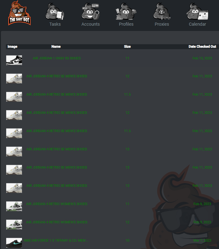 Been using <a href="/The_Shit_Bot/">The Shit Bot</a> for a couple years now but I guess they reset cops when you renew so here are the ones from my new key so far. Great ACO!!! 🤝👊
Proxies: <a href="/Hex_Proxy/">Hex Proxies</a>