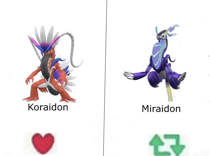 Miraidon or Koraidon?
