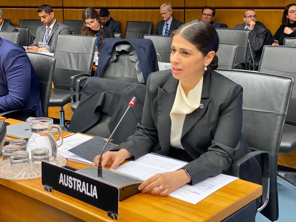 🎉 Celebrating 70yrs of nuclear science and technology capabilities in Australia at the IAEA Board of Governors! Grateful for our long-standing partnership with <a href="/iaeaorg/">IAEA - International Atomic Energy Agency ⚛️</a> in promoting the benefits of ANSTO's key activities in theranostics and marine plastics research. #IAEA #ANSTO