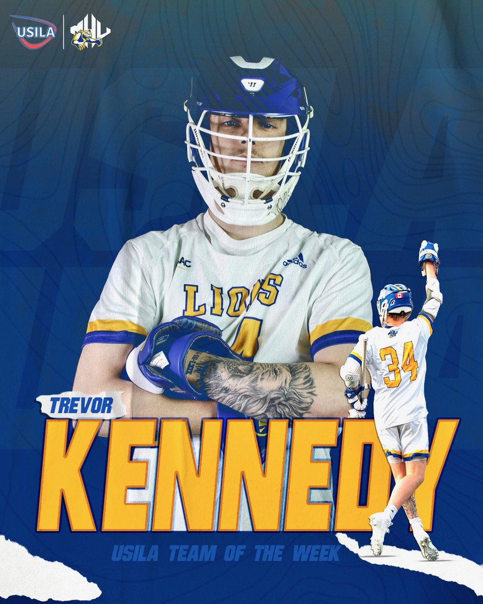 Trevor Kennedy’s big 8 point performance lands him on this week’s <a href="/usila_lax/">USILA</a> Team of the Week! #GoHill #BiB