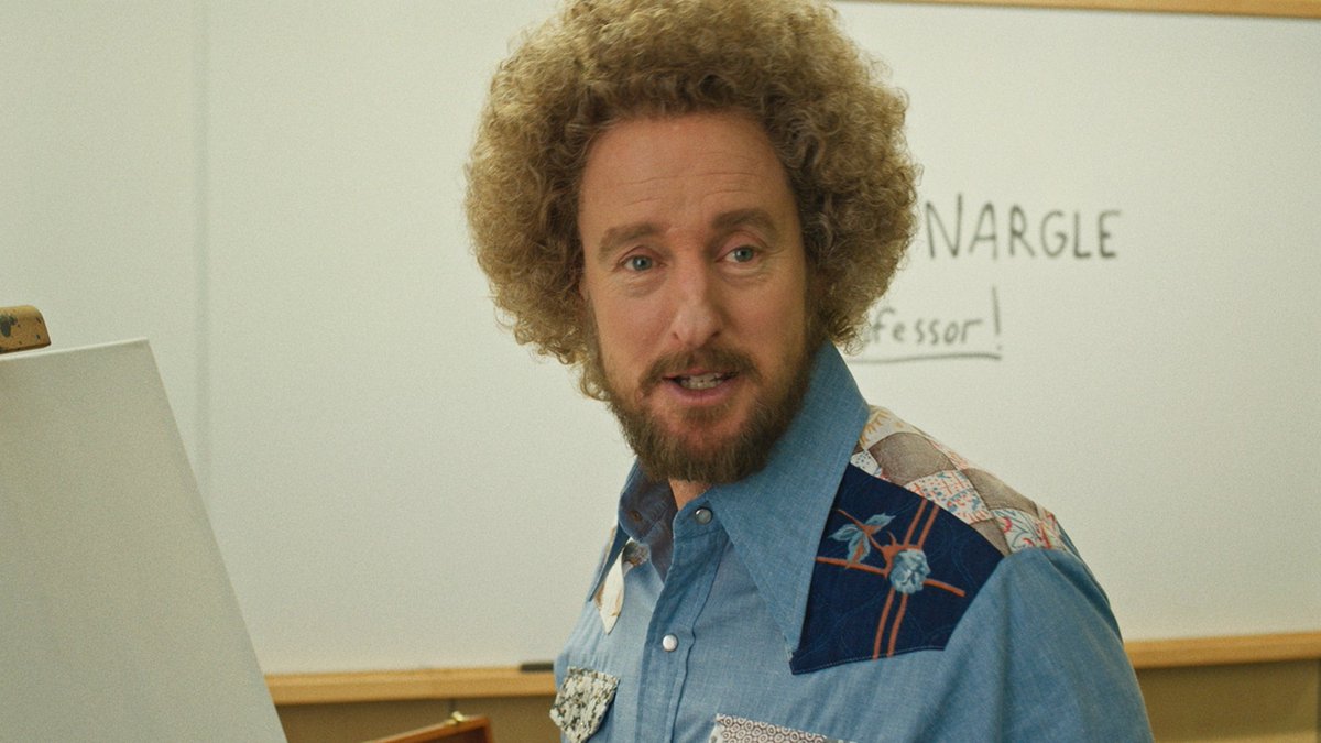 Owen Wilson paints some happy little trees in this trailer for Paint, a