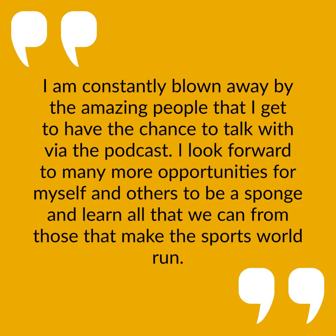 Kasey recently started a podcast, @SuitsintheSTDM, where he gives us a look into the career paths of those who make the sports world run. 🎙️🏟️