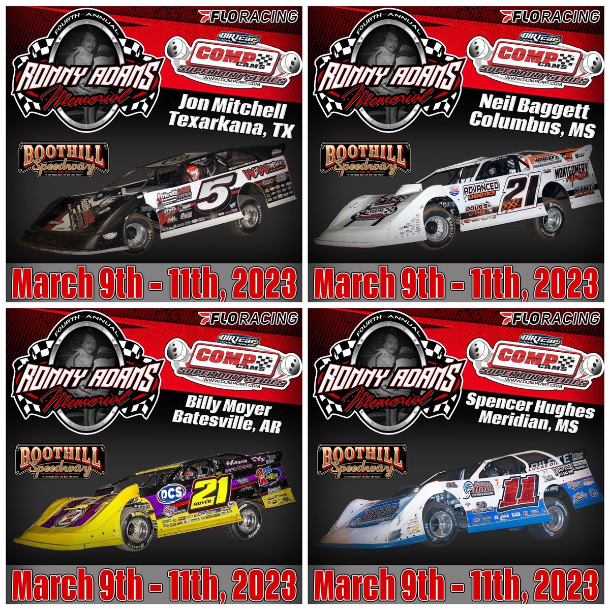 Just a few more days till our season opener at Boothill Speedway!