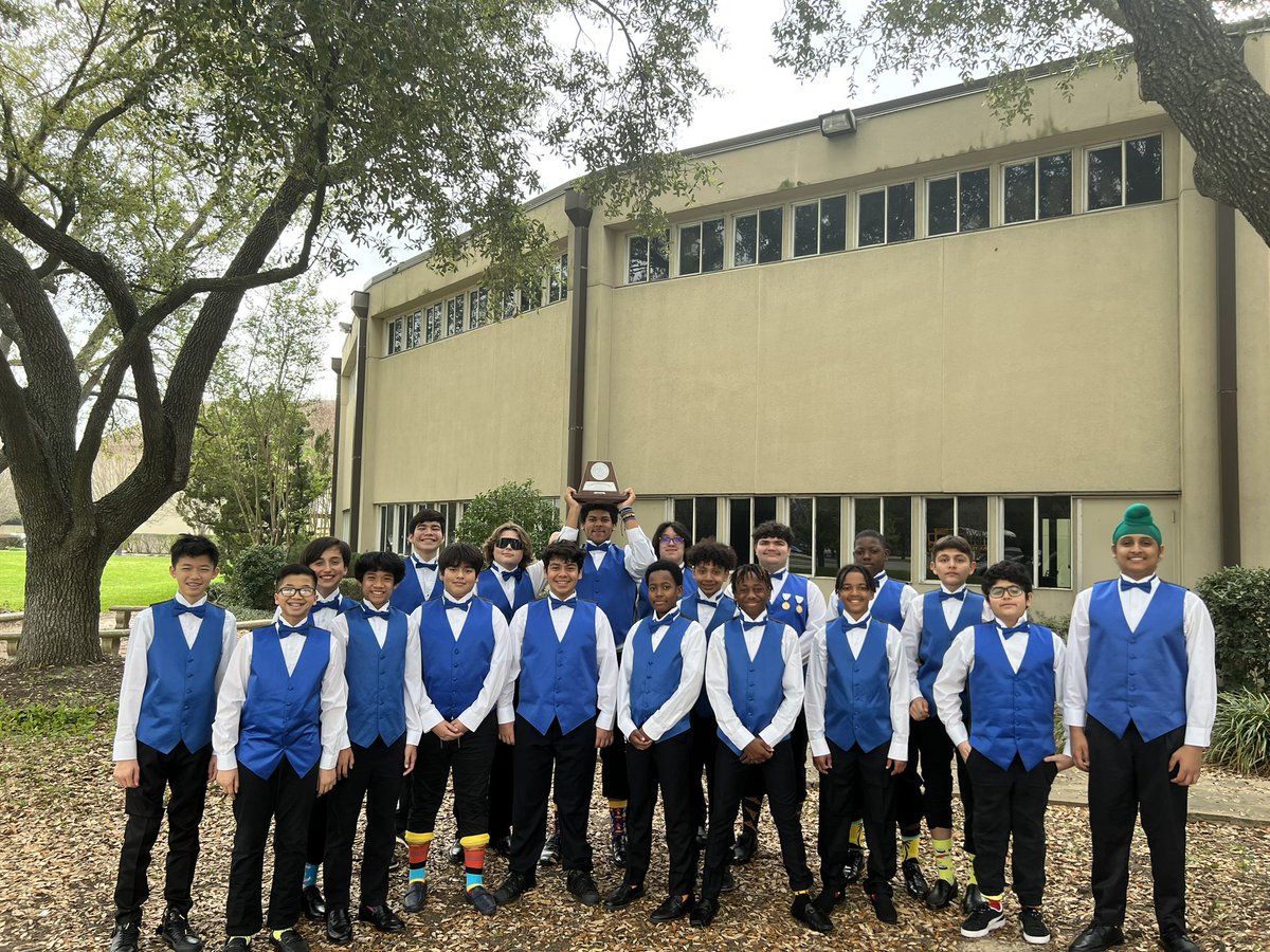 For the first time in AMS history, our Tenor Bass Choir received a Sweepstakes! Ones in concert and sightreading! Congrats boys!