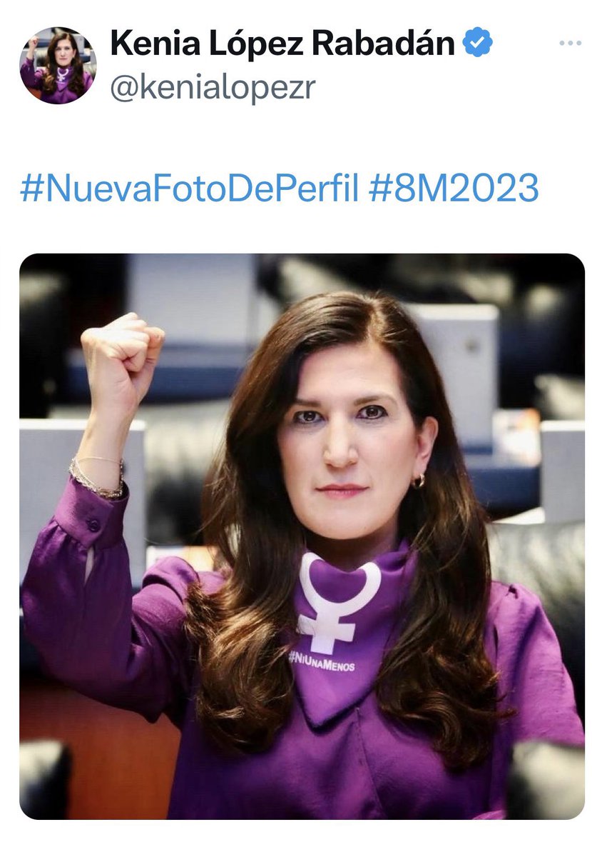 graciaalzaga's tweet photo. Kenia Lopez Rabadán fue parte del bloque conservador que quiso impedir la despenalización del aborto en la Ciudad de México en 2007. 

No hay pañuelo morado sin pañuelo verde. https://t.co/qH8AZjfwpt