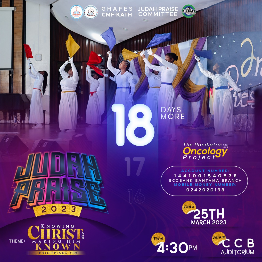 18 days more 🎊🎊🎊🎊

#CancerAwareness #ThePaediatricOncologyProject
#JudahPraise23
