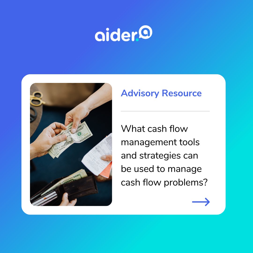 AskAider's tweet image. Resource for advisors! “What cash flow management tools and strategies can be used to manage cash flow problems?” 📖💡
🔗hubs.la/Q01DKj0D0
#cashflowtools #cashflowsoftware #cashflowstrategies